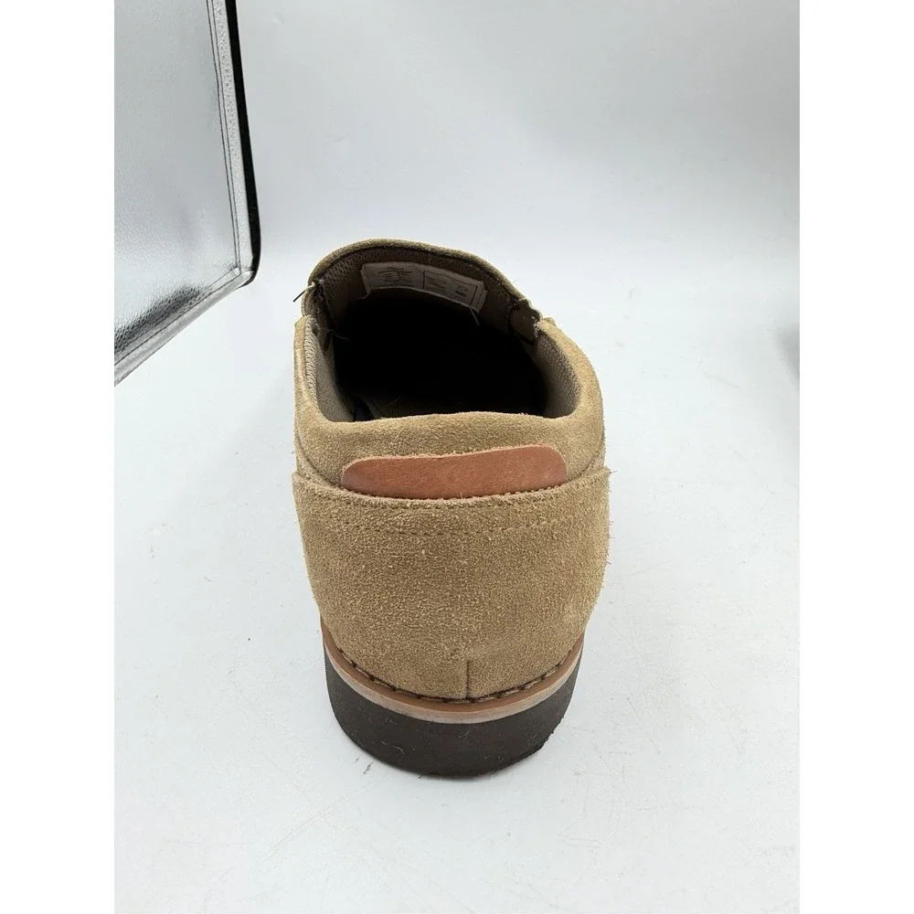 Lands' End Penny Loafers Shoes Mens Size 9 US Suede Leather Dress Slip On